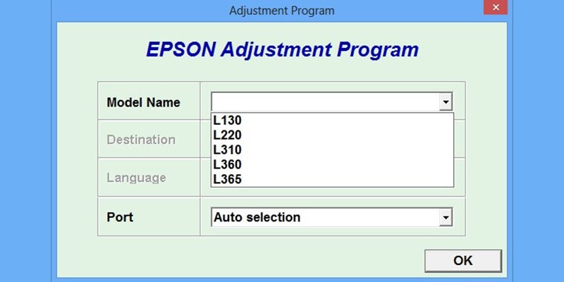 Epson printer resetter download